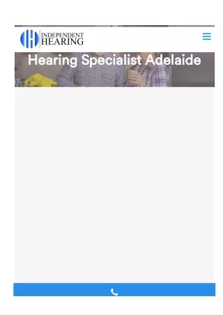 Tinnitus Treatment Adelaide