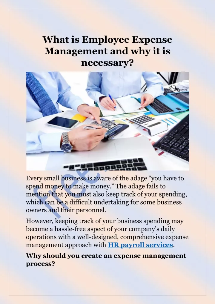 what is employee expense management