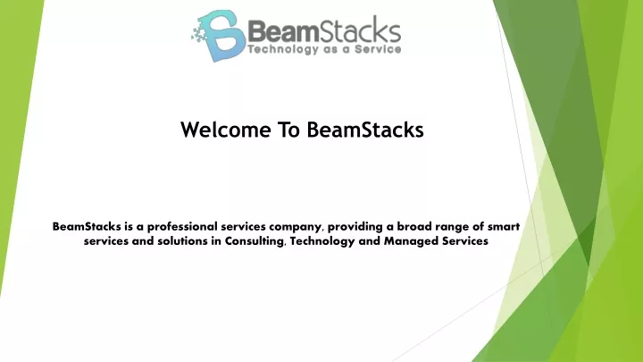 welcome to beamstacks