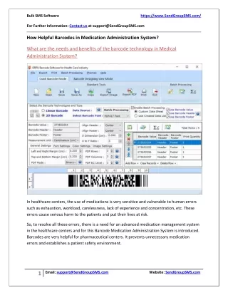 How Helpful Barcodes in Medication Administration System?