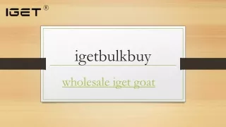 Wholesale Iget Goat | Igetbulkbuy.com