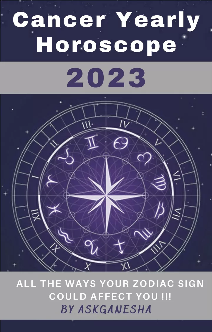 cancer yearly horoscope 2023