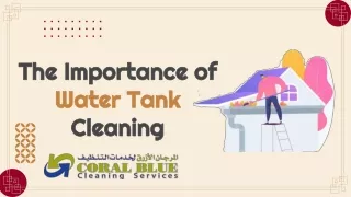 The Importance of Water Tank Cleaning