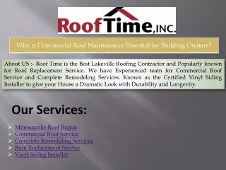 Commercial Roofing Minneapolis