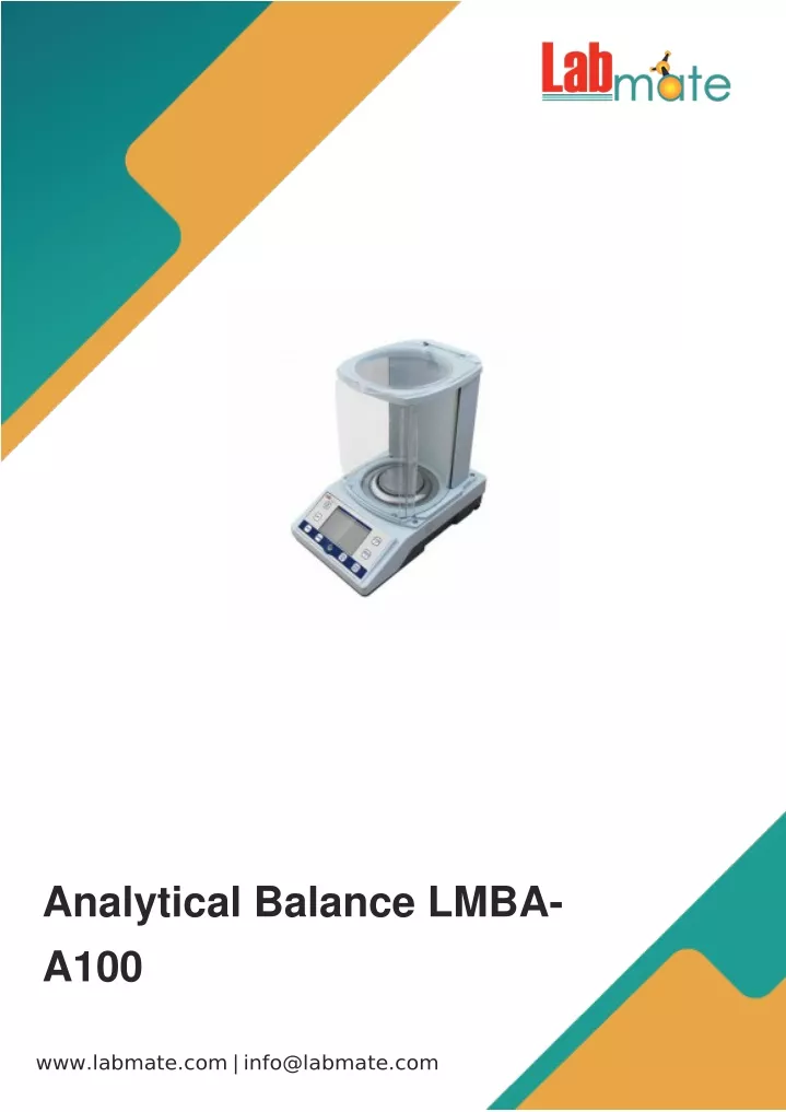 analytical balance lmba a100