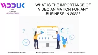 WHAT IS THE IMPORTANCE OF VIDEO ANIMATION FOR ANY BUSINESS IN 2022