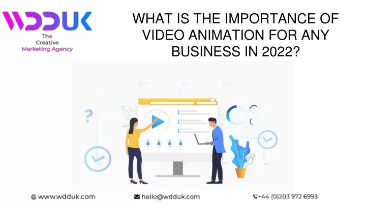what is the importance of video animation for any business in 2022