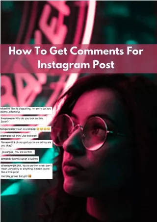 how to get comments for