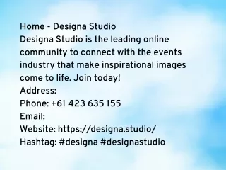 Home - Designa Studio