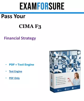 CIMA F3 Dumps Instant Success in F3 Exam | EXAMFORSURE