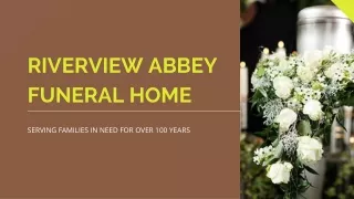 Riverview Abbey Funeral Home