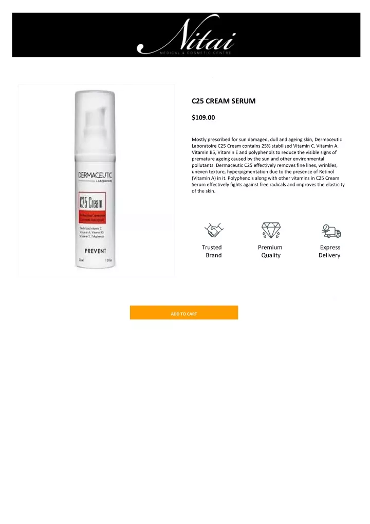 c25 cream serum