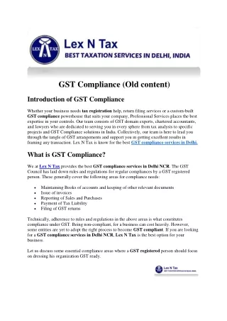 Best GST Compliance Services (pdf -2)
