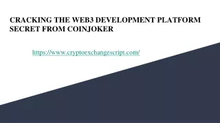 Web 3 development