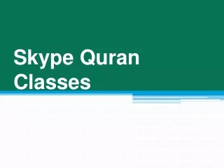 Major Skype Quran Classes in UK - Online Quran classes on Skype and Zoom