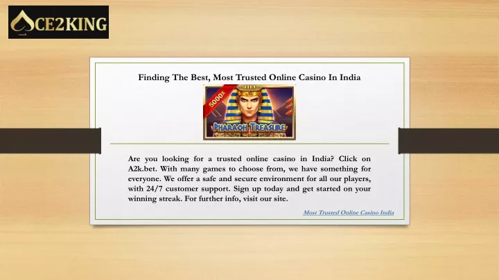 finding the best most trusted online casino