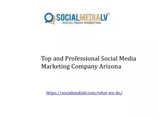 Top and Professional Social Media Marketing Company Arizona