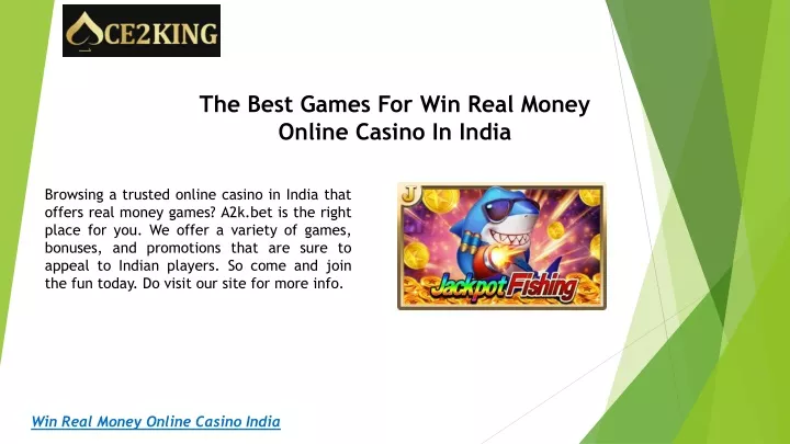 the best games for win real money online casino