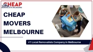 Cheap Movers Melbourne | Local Removalists Melbourne