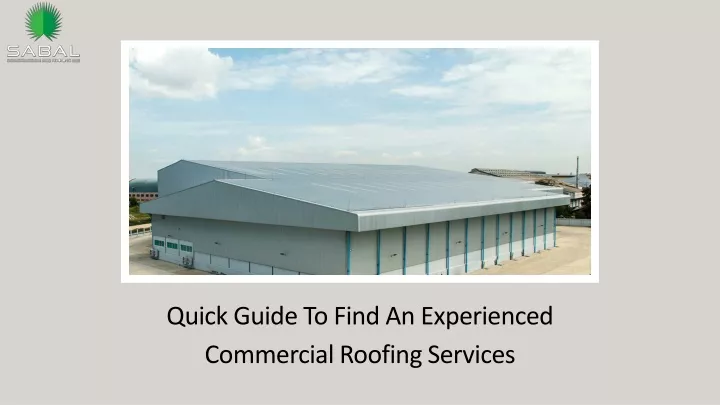 quick guide to find an experienced commercial