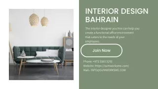 Choose The Leading Interior Design Companies in Bahrain