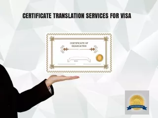 Online Certificate Translation Service For visa-Yashvi Translation