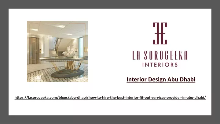 PPT - Interior Design Abu Dhabi PowerPoint Presentation, free download ...