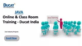 Enhance your career in JAVA - Book a Free Demo Class Now
