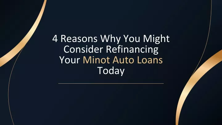 4 reasons why you might consider refinancing your