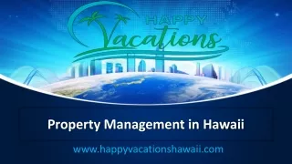 property management in hawaii