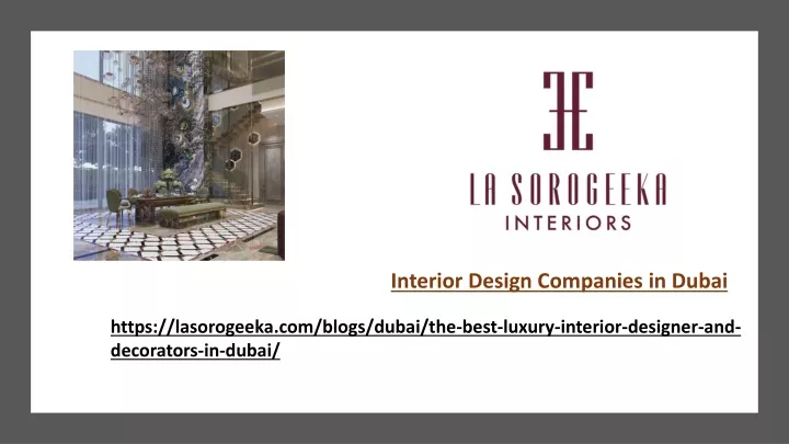 interior design companies in dubai