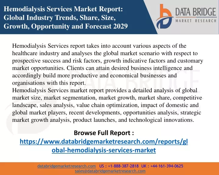 hemodialysis services market report global
