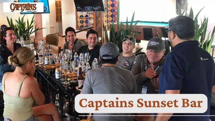 captains sunset bar