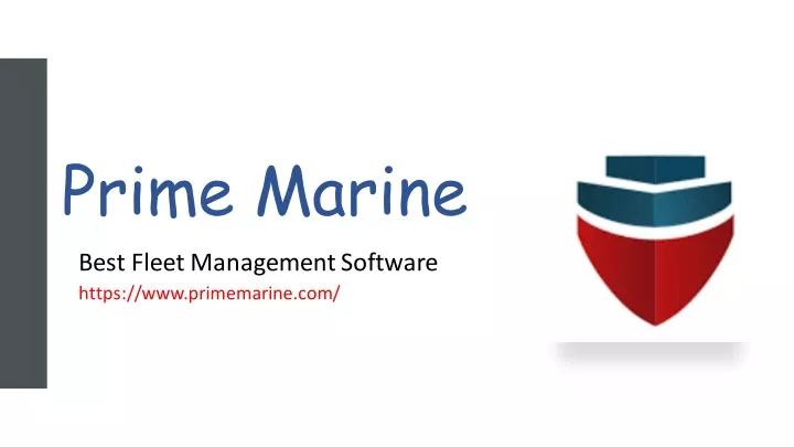 prime marine best fleet management software https