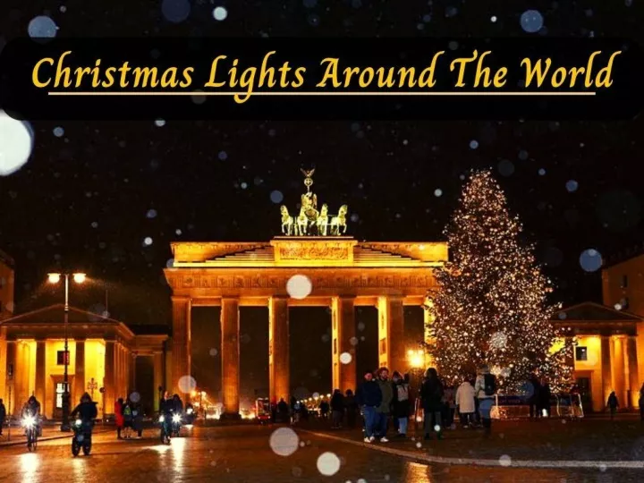 christmas lights around the world