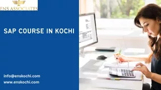 sap course in kochi