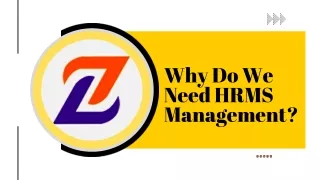 why do we need hrms management