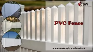 Find a Long-lasting PVC Fence – Affordable Price