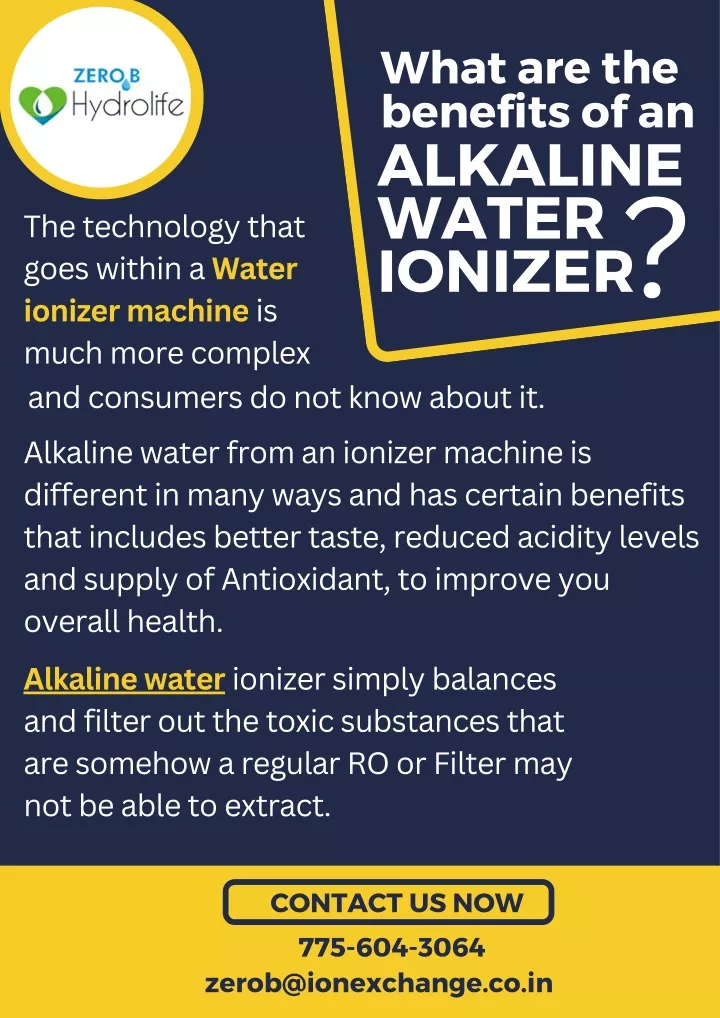 what are the benefits of an alkaline water