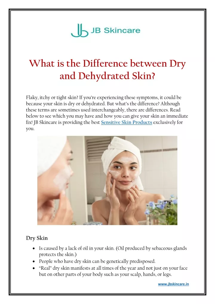 what is the difference between dry and dehydrated