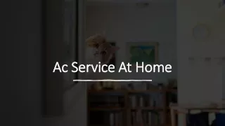 ac service at home ac service at home