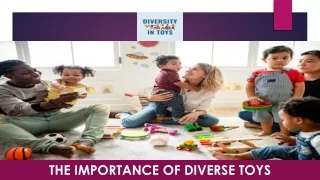 the importance of diverse toys