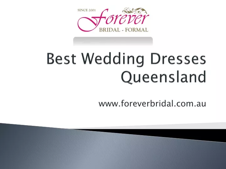 best wedding dresses queensland