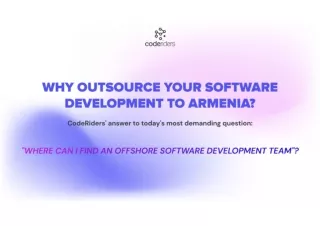 Why Should You Hire Software Outsourcing Companies from Armenia?
