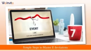 simple steps to master e invitations