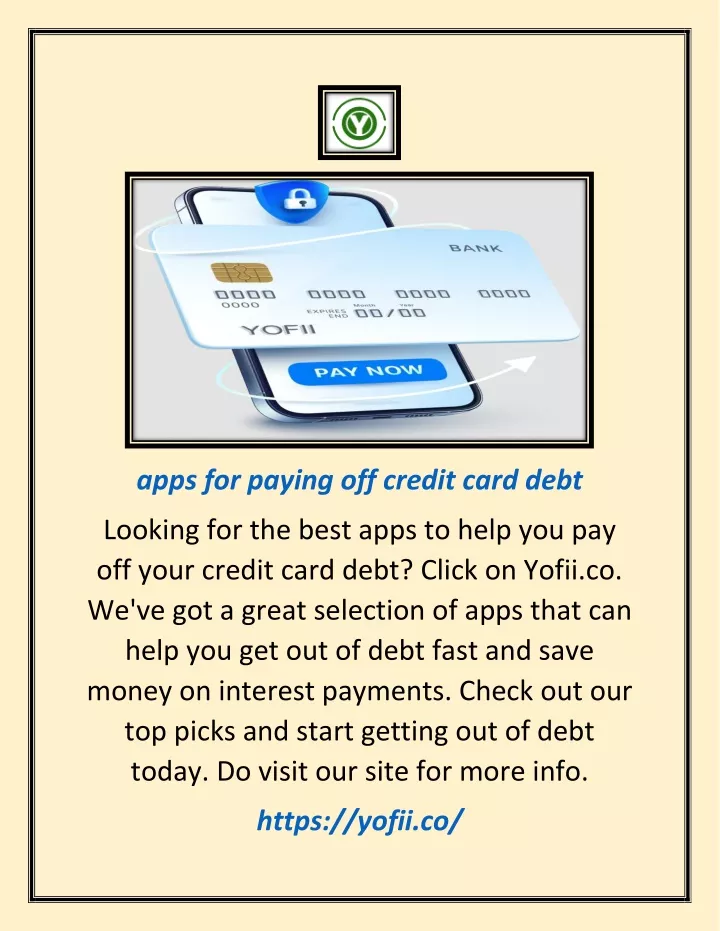 apps for paying off credit card debt