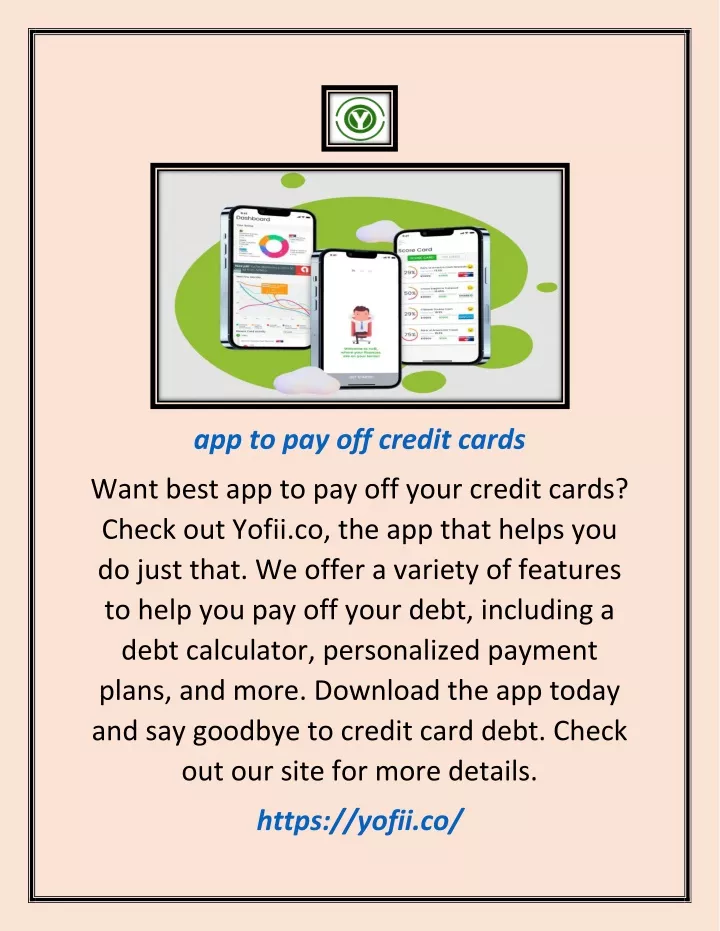 app to pay off credit cards
