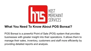 what you need to know about pos bonsai