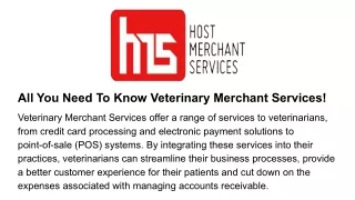 all you need to know veterinary merchant services