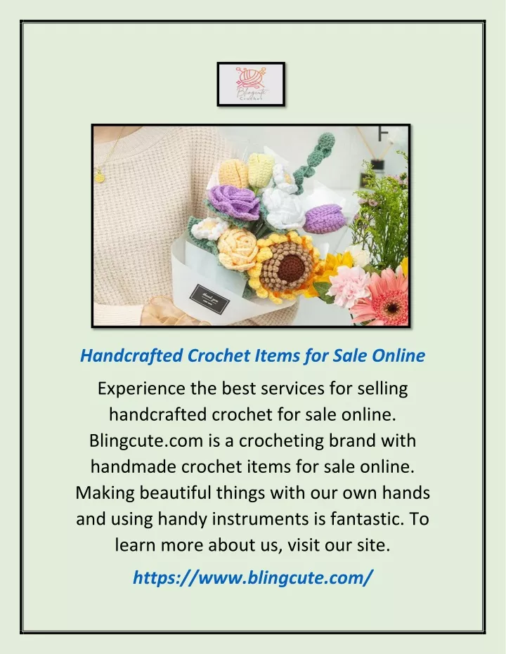 handcrafted crochet items for sale online